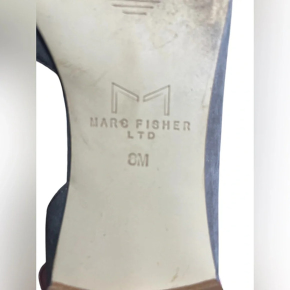 Marc Fisher LTD Women's d'Orsay
Sunny Suede Pointed Flats
Metallic Silver sz 8 M - Picture 7 of 9